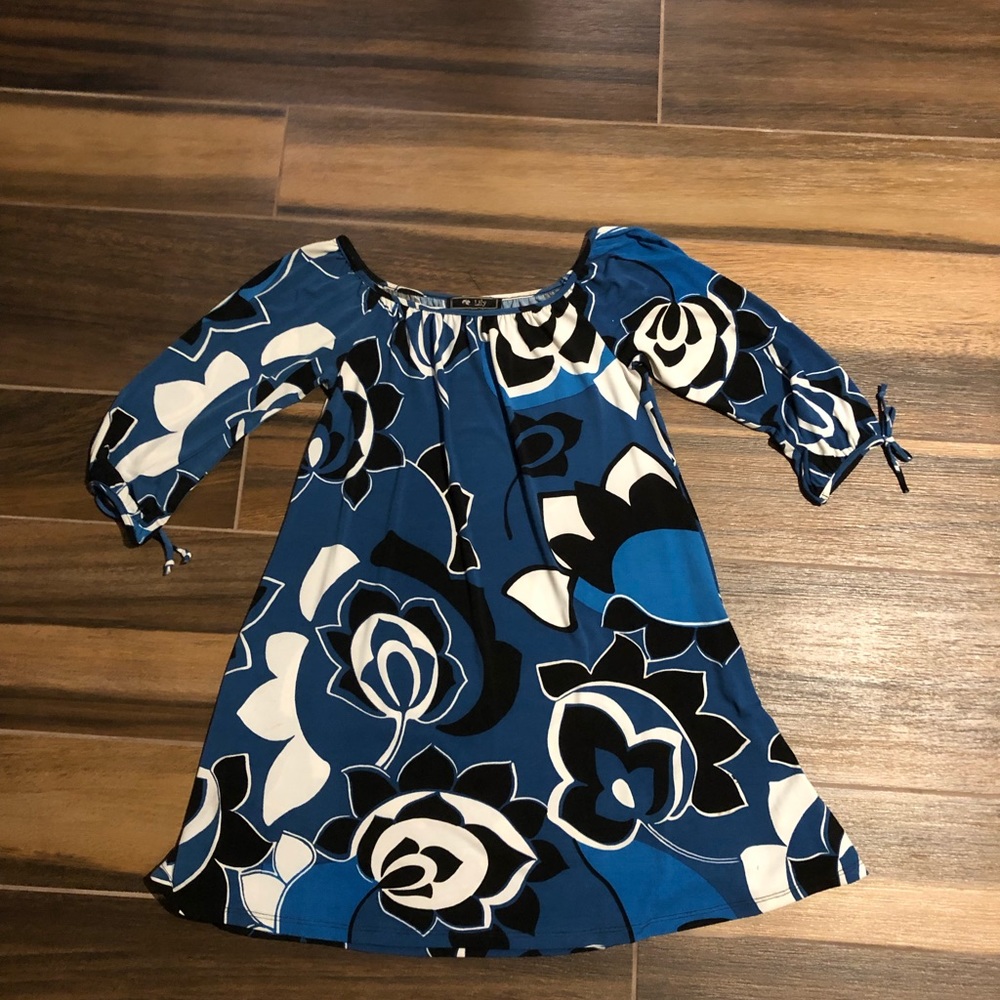 Abstract print tunic